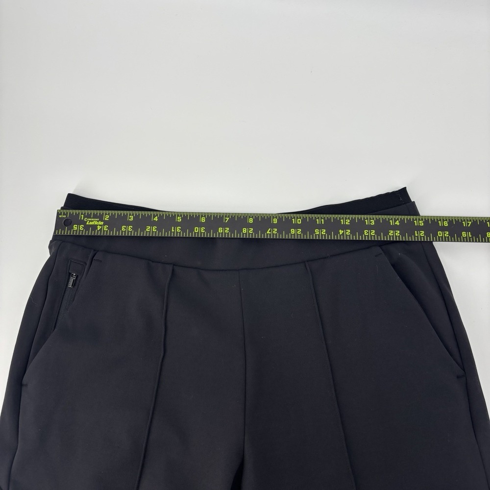 Athleta Womens Small Black Venice Pintuck Pants Jogger Zip Pocket Travel Yoga - Picture 7 of 9